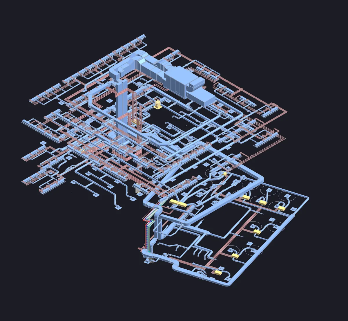 Gecoördineerd BIM-installatiemodel
